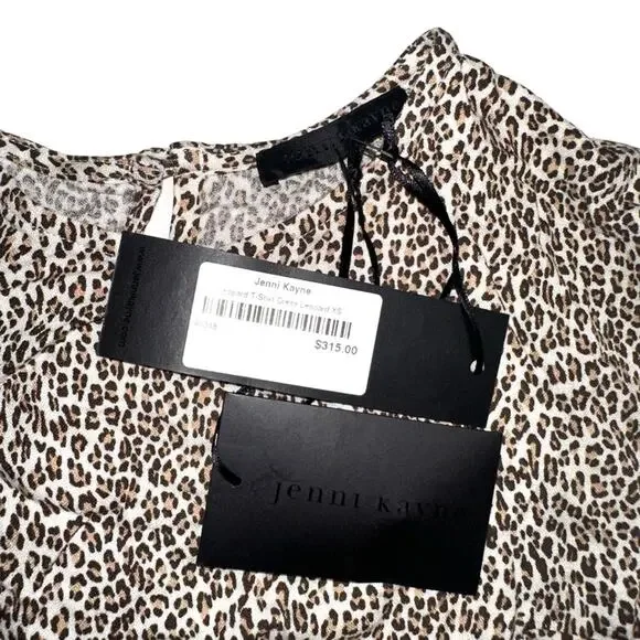 jenni kayne leopard t shirt dress Jenni Kayne T-Shirt Dress - Leopard